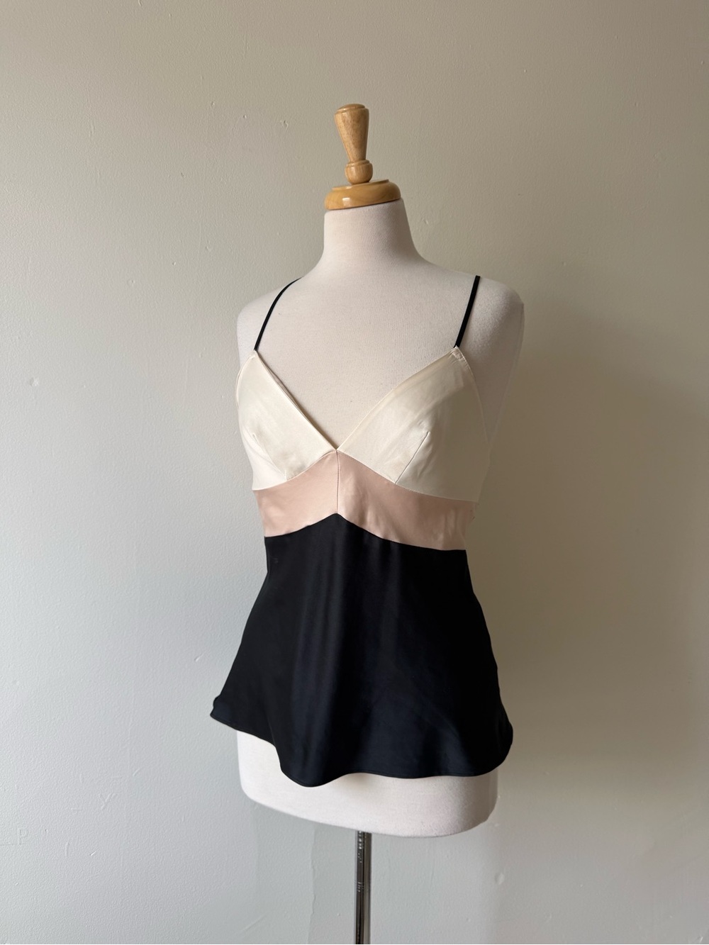 Jasper Conran Colour Block Satin Cami Top UK size 12